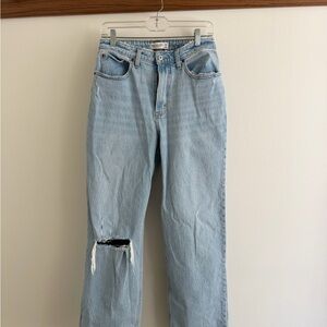 Abercrombie & Fitch Light Blue High Rise Jeans